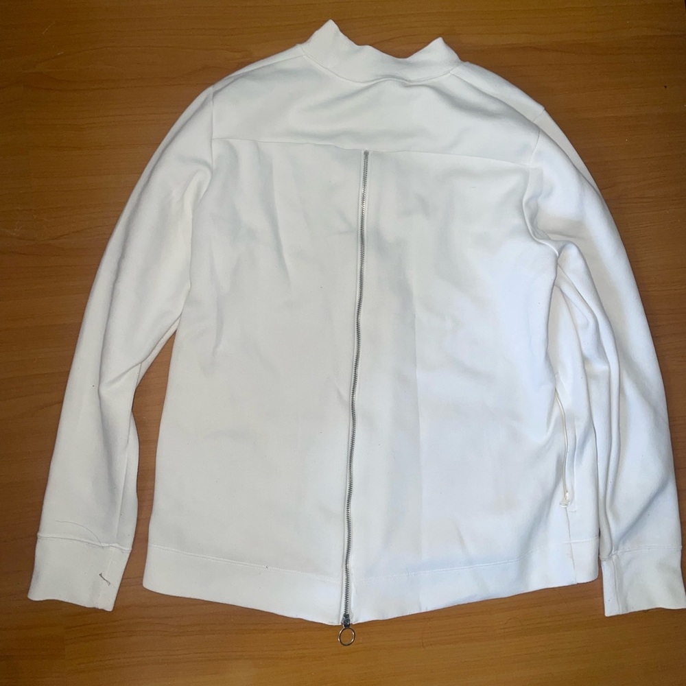 White Zip-Up Jacket